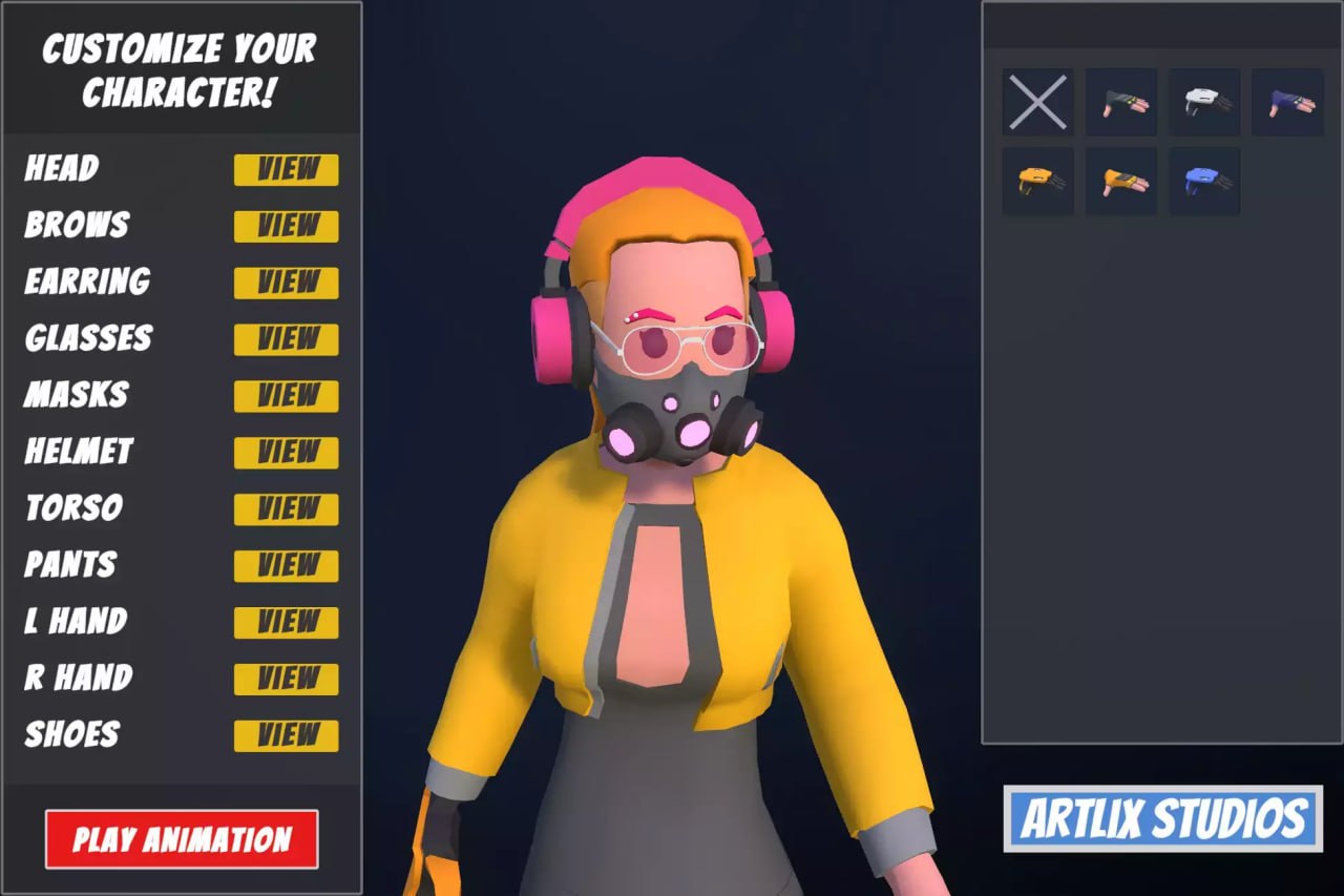 Customizable 3D Cyberpunk Characters Vol 1📱 - изображение 3